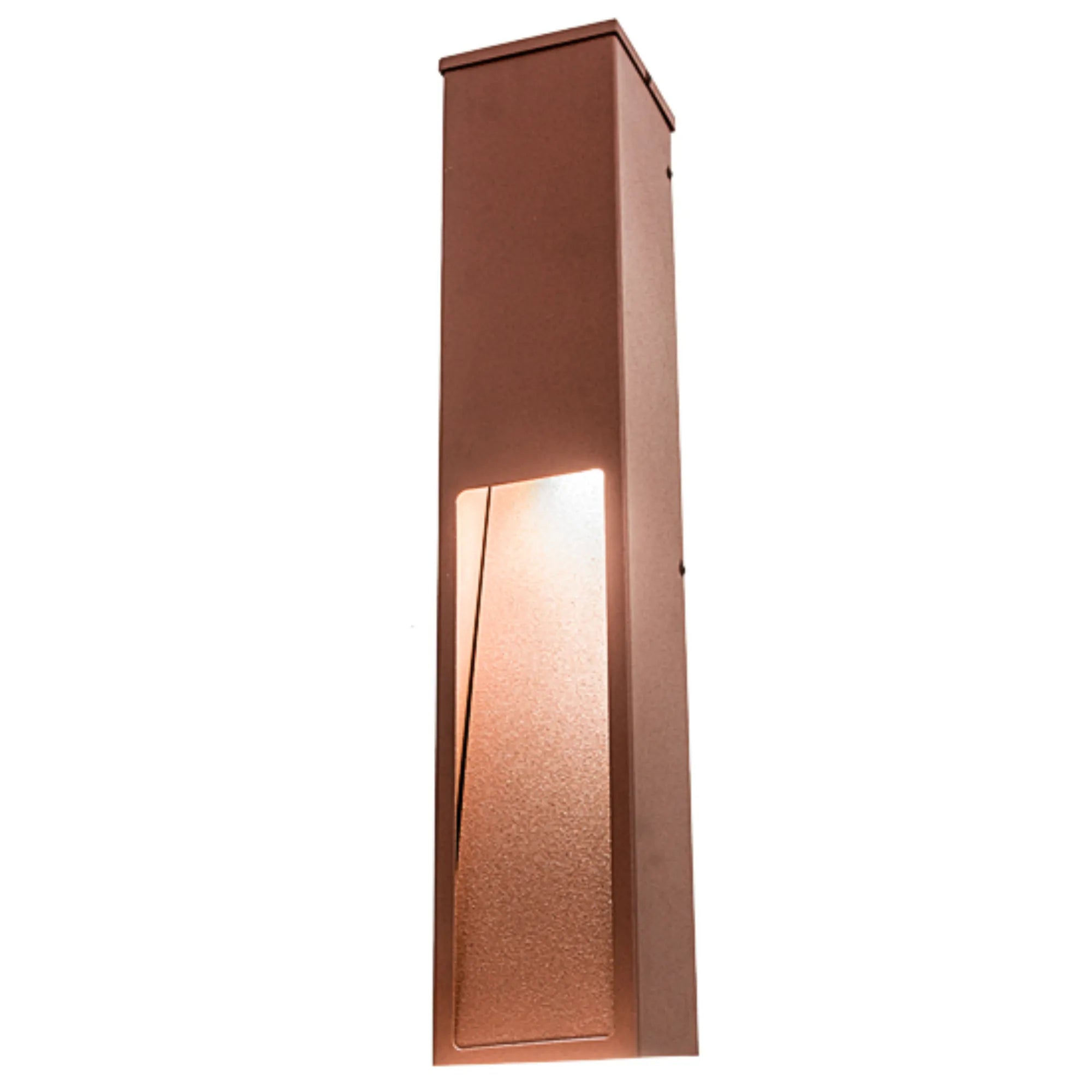 28" High Concourse Bollard – Rust/Phosphate & Prime – Wet-Rated – Meyda Lighting