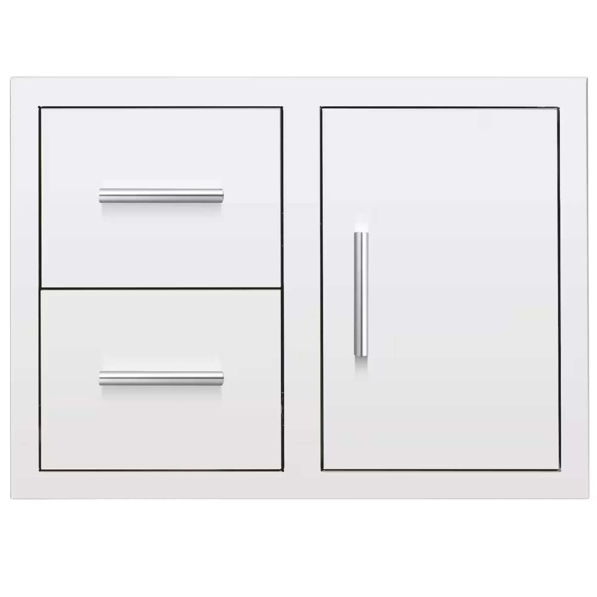 Summerset 30" 2-Drawer & Access Door Combo — 304 SS, Soft-Close, Hidden Hinge | DC2-30 Summerset