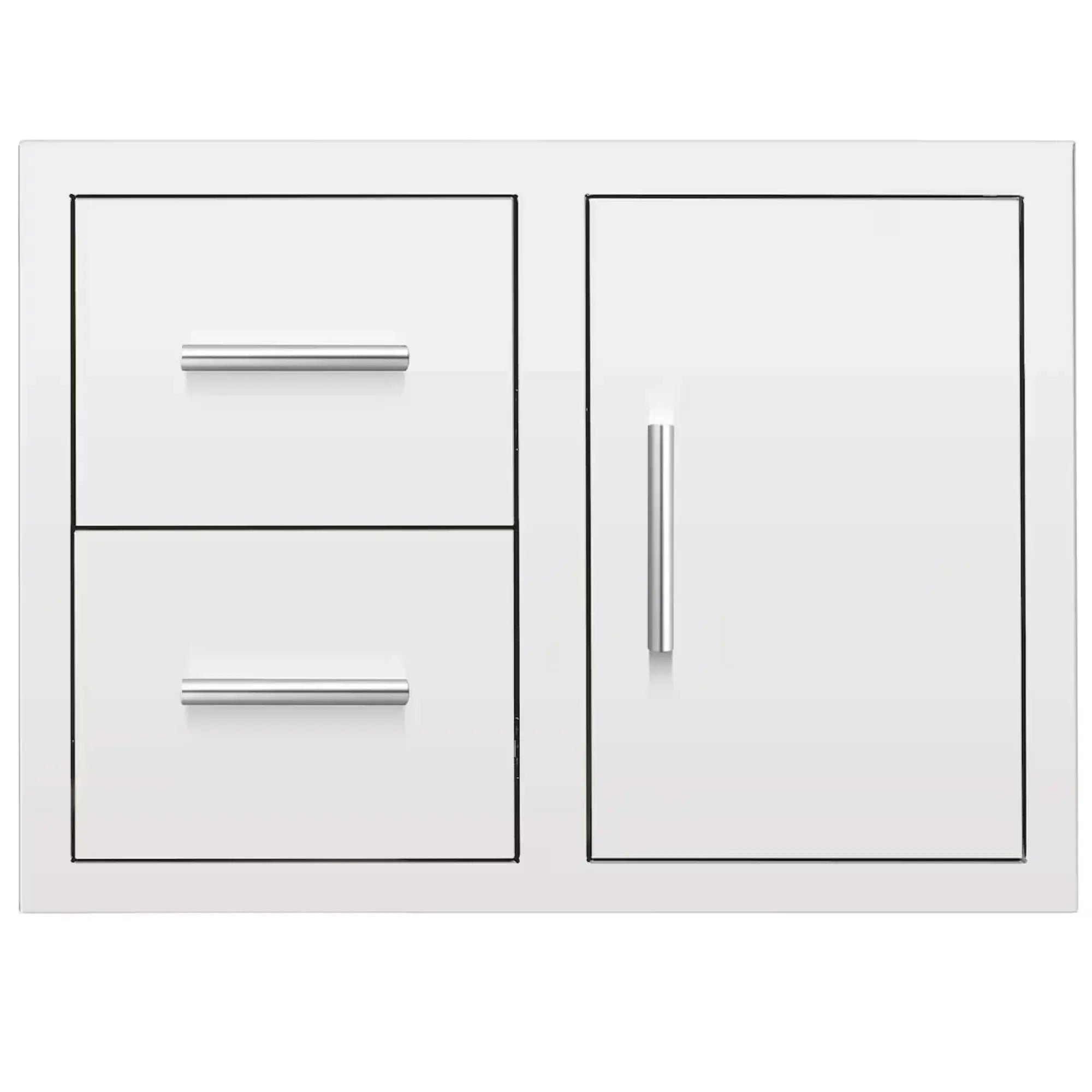 Summerset 30" 2-Drawer & Access Door Combo — 304 SS, Soft-Close, Hidden Hinge | DC2-30 Summerset