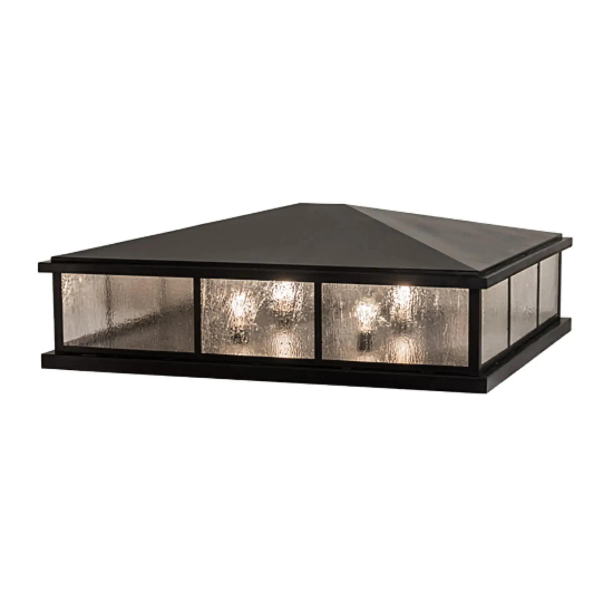 47" Long Seneca Double Bar Mission Pier Mount – Craftsman Brown – Wet-Rated – Meyda Lighting Meyda Lighting