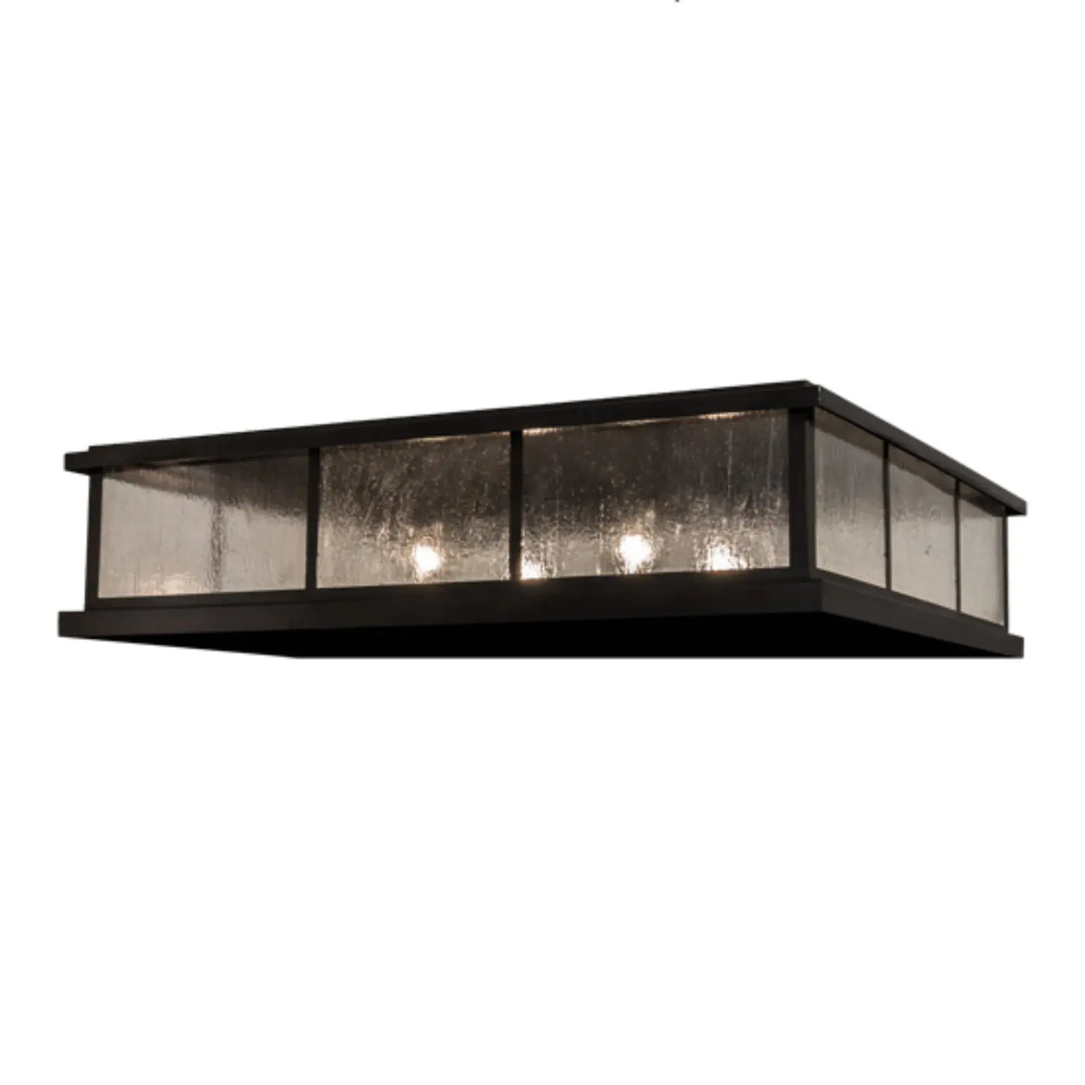 47" Long Seneca Double Bar Mission Pier Mount – Craftsman Brown – Wet-Rated – Meyda Lighting Meyda Lighting