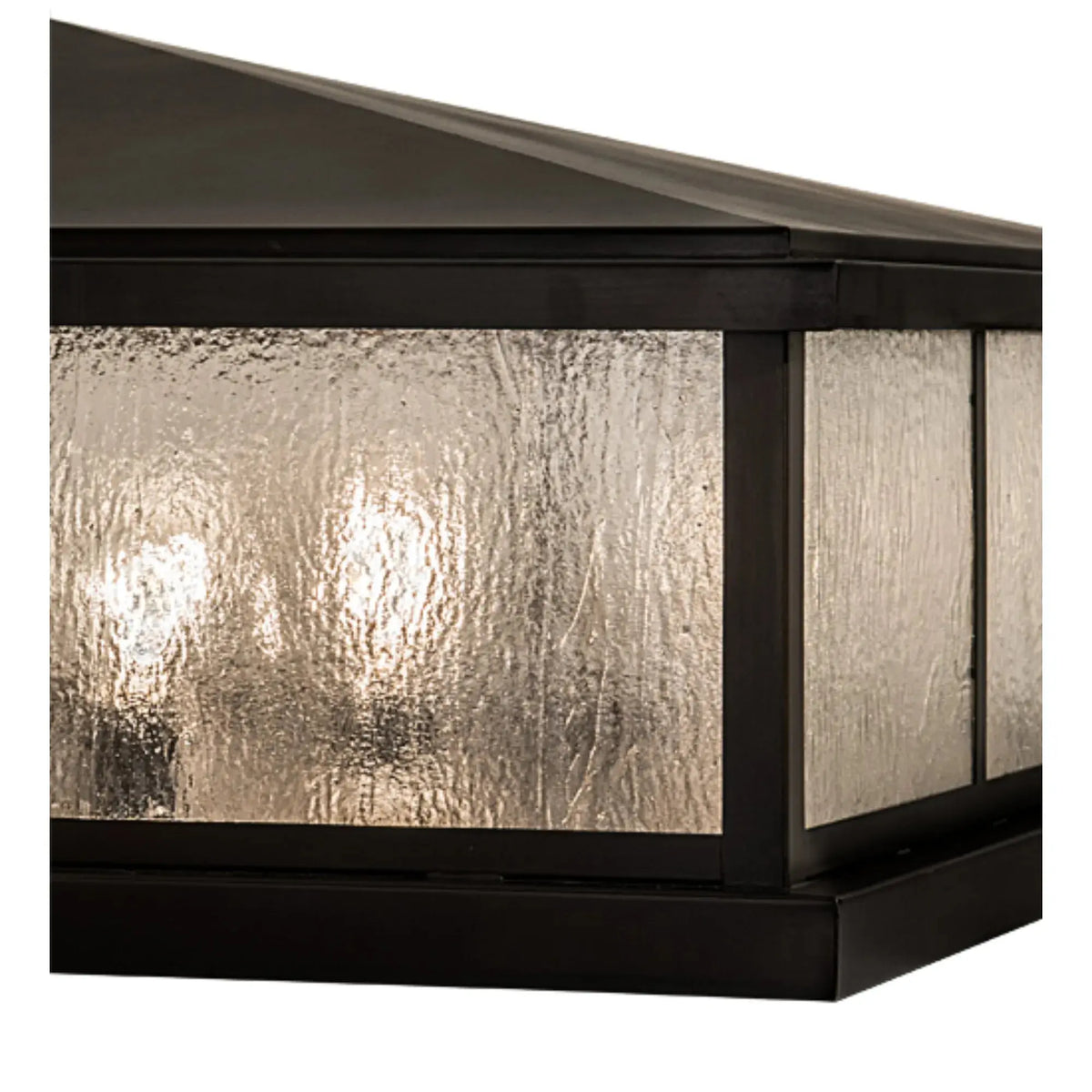 47" Long Seneca Double Bar Mission Pier Mount – Craftsman Brown – Wet-Rated – Meyda Lighting Meyda Lighting