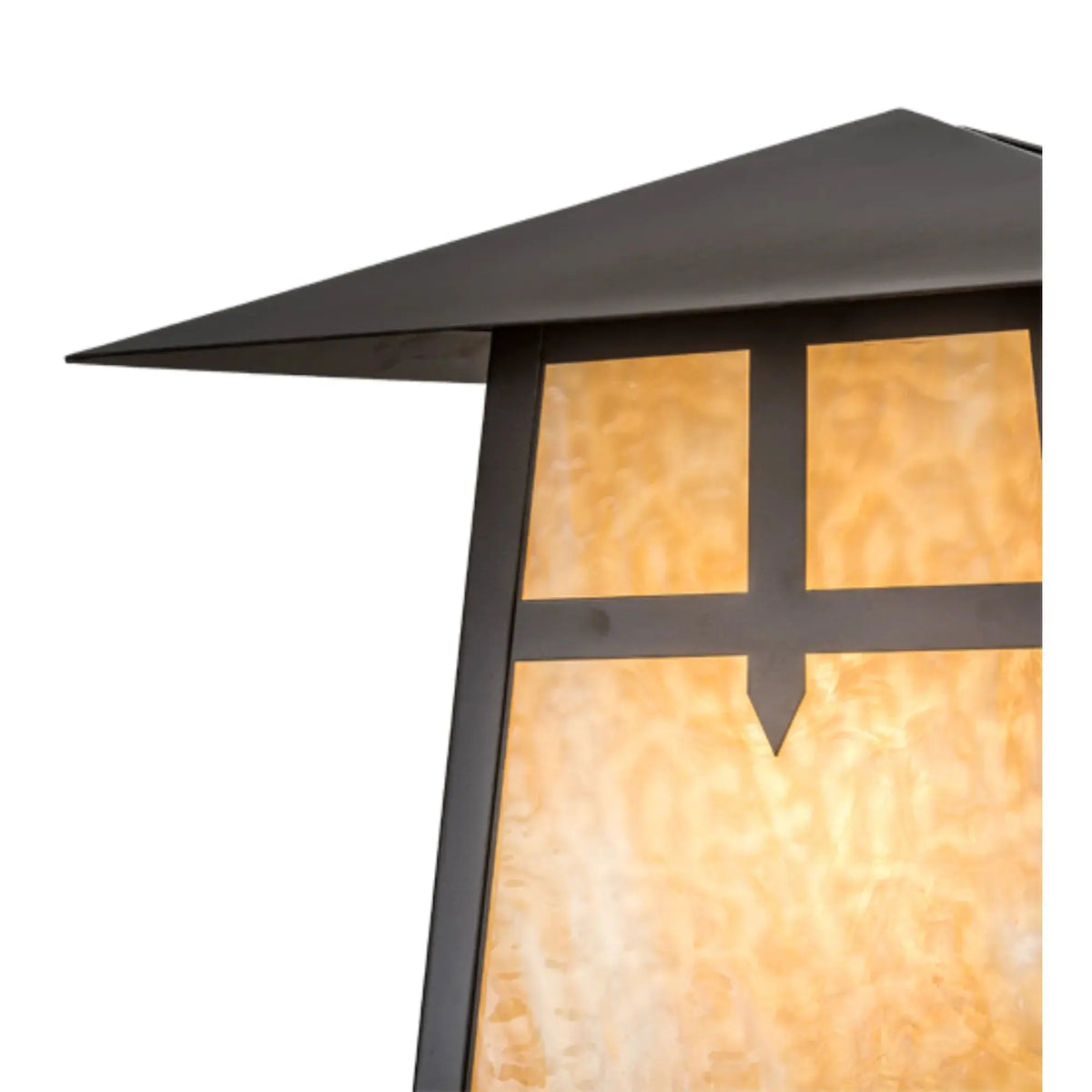20" Square Stillwater Cross Mission Post Mount – Timeless Bronze – Wet-Rated – Meyda Lighting Meyda Lighting