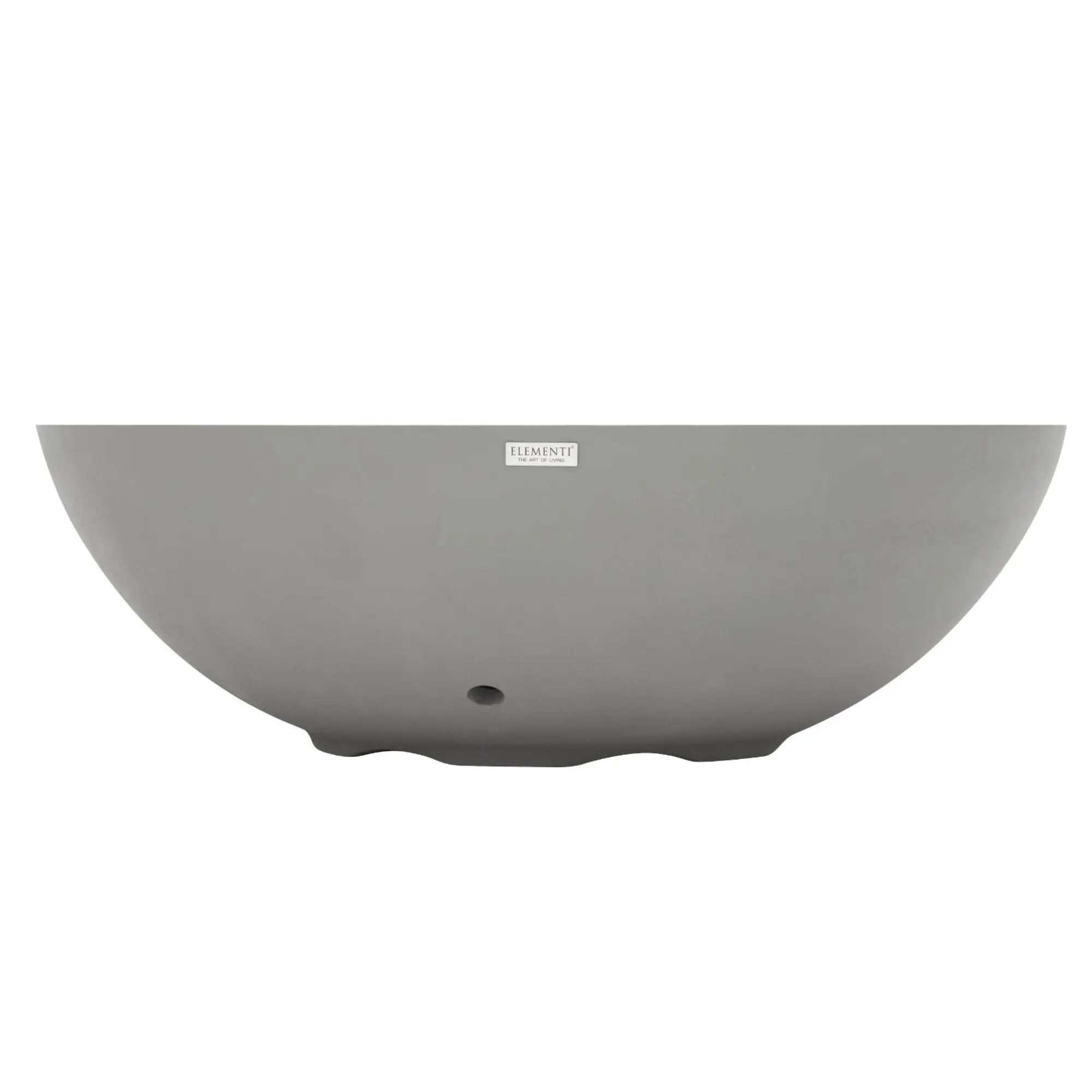 Rose Bowl 48″ Round Concrete Gas Fire Pit – Elementi Plus Elementi