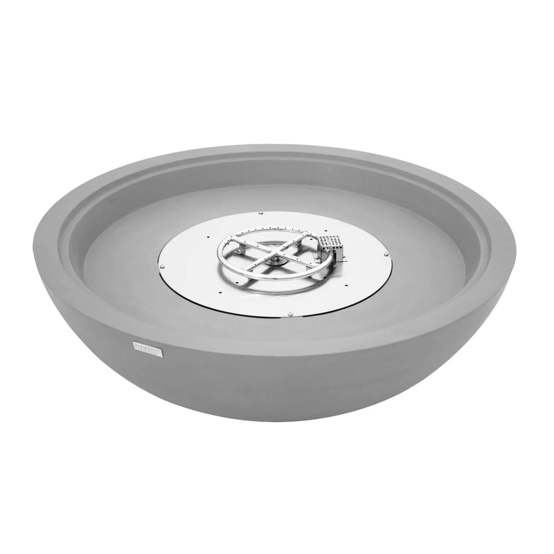 Rose Bowl 48″ Round Concrete Gas Fire Pit – Elementi Plus Elementi