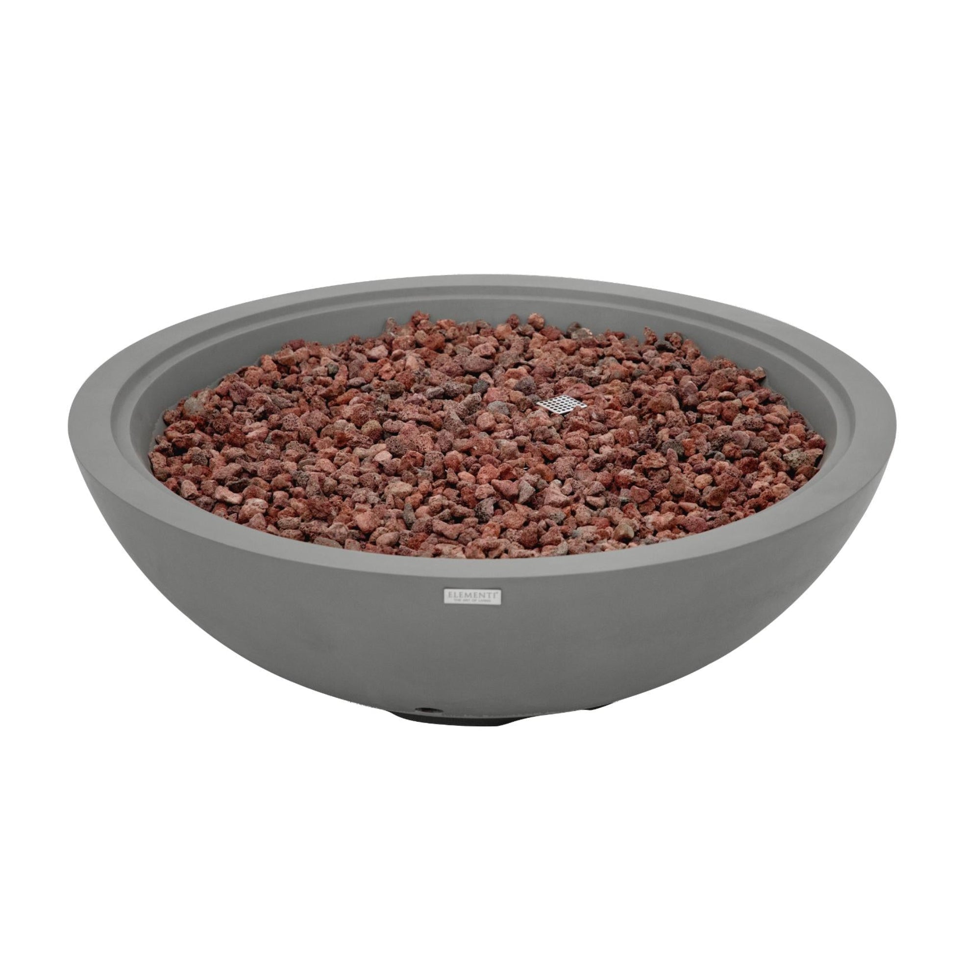 Rose Bowl 48″ Round Concrete Gas Fire Pit – Elementi Plus