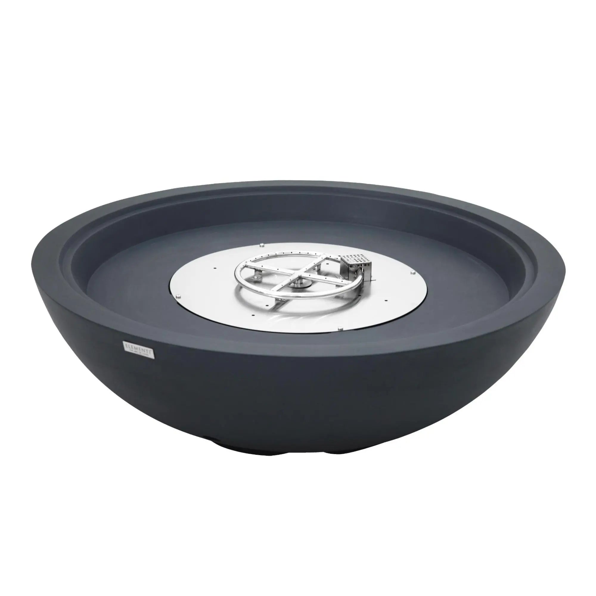 Rose Bowl 48″ Round Concrete Gas Fire Pit – Elementi Plus Elementi