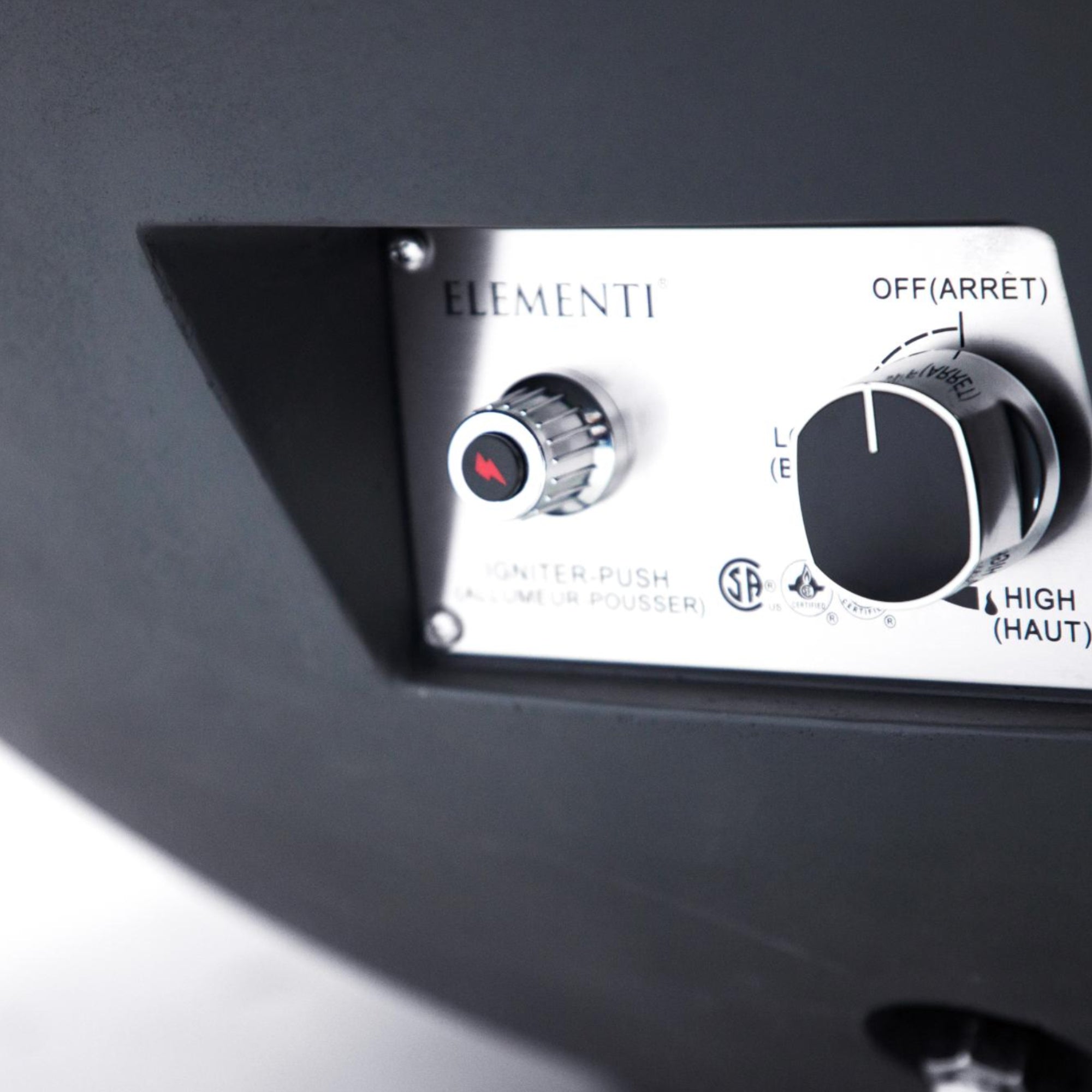 Rose Bowl 48″ Round Concrete Gas Fire Pit – Elementi Plus