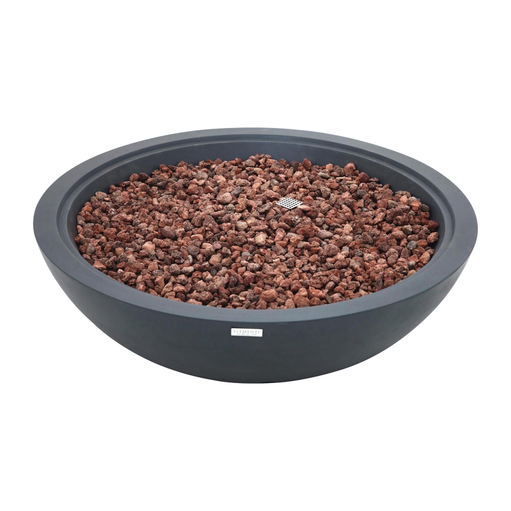 Rose Bowl 48″ Round Concrete Gas Fire Pit – Elementi Plus