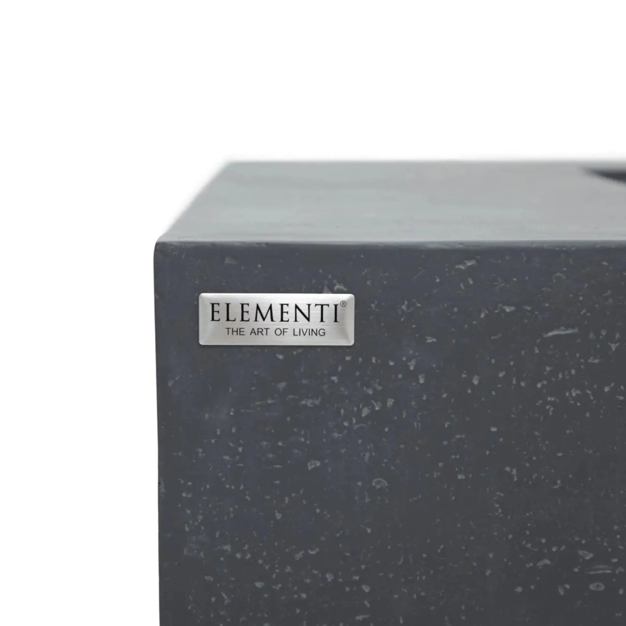 Andes 66″ Rectangular Concrete Liquid Propane Fire Table with Hidden Tank – Elementi Elementi