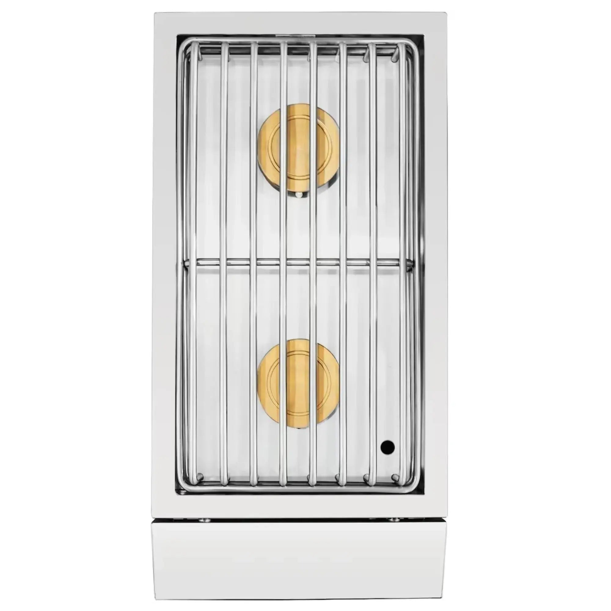 American Made Grills Alturi Double Side Burner (ALTSB2) — 35,000 BTU, Solid Brass Burners, LED, Built-In American Made Grills