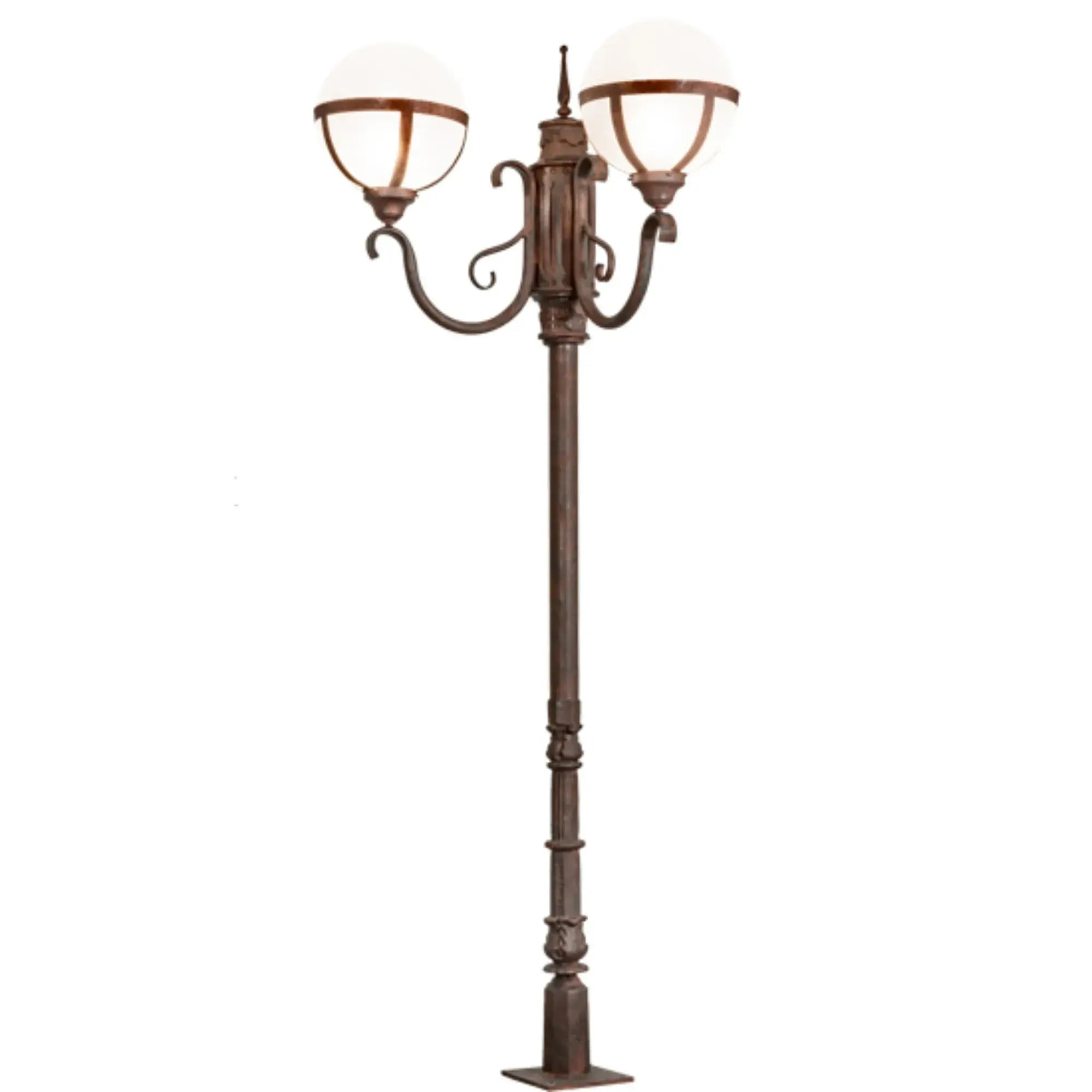 84" High Bola Tavern Street Lamp – Rusty Nail – Contrail Mist Idalight – Wet-Rated – Meyda Lighting Meyda Lighting