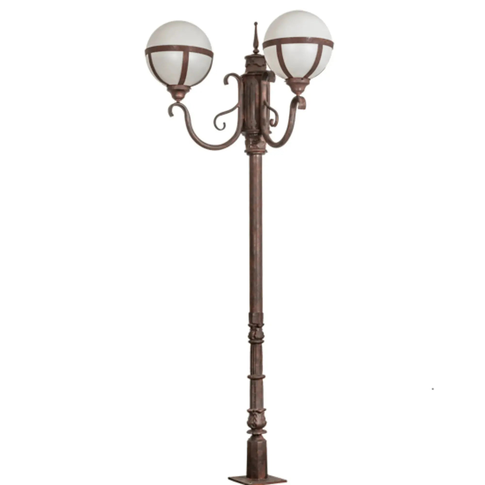84" High Bola Tavern Street Lamp – Rusty Nail – Contrail Mist Idalight – Wet-Rated – Meyda Lighting Meyda Lighting