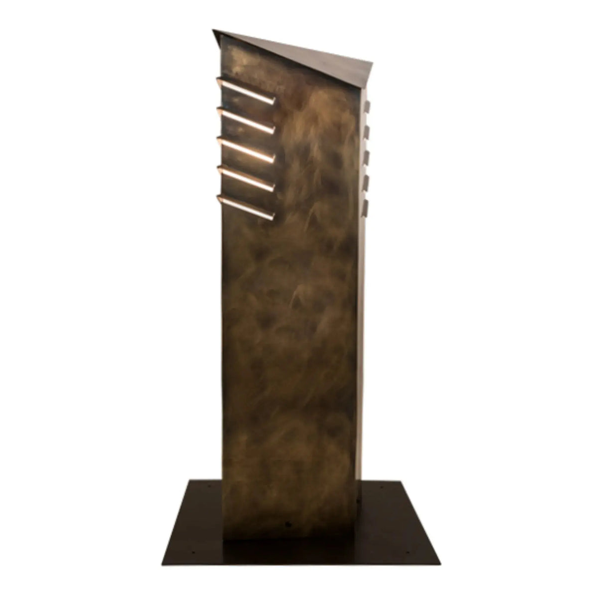 36" High Aploks Bollard – Chemical Burnished Brass – Stataurio Idalight – Wet-Rated – Meyda Lighting Meyda Lighting