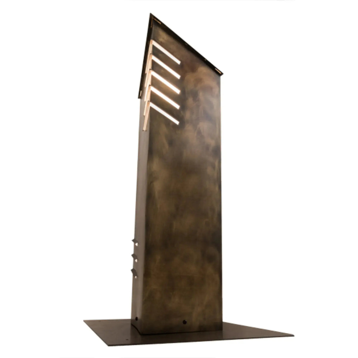 36" High Aploks Bollard – Chemical Burnished Brass – Stataurio Idalight – Wet-Rated – Meyda Lighting Meyda Lighting