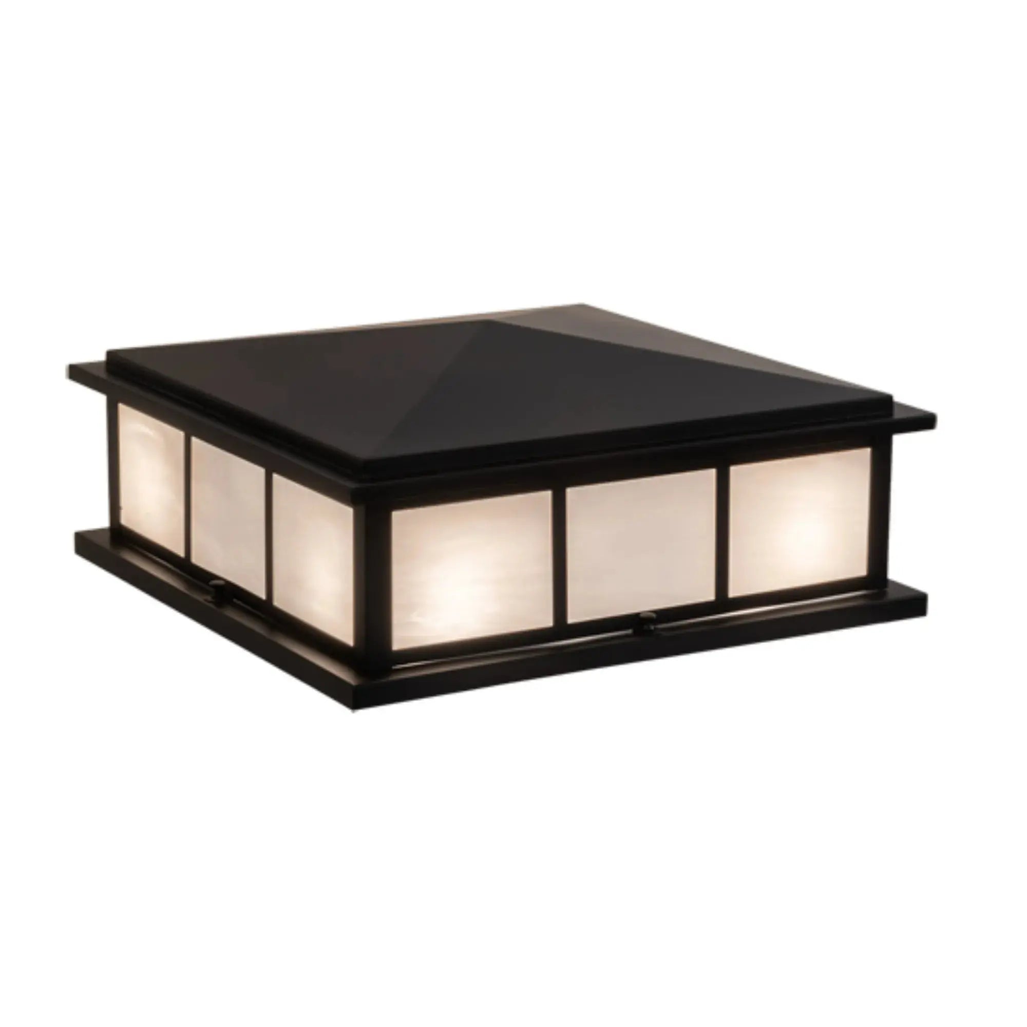 20" Square Seneca Double Bar Mission Pier Mount – Meyda Lighting Meyda Lighting