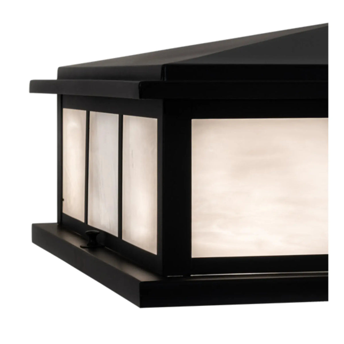 20" Square Seneca Double Bar Mission Pier Mount – Meyda Lighting Meyda Lighting