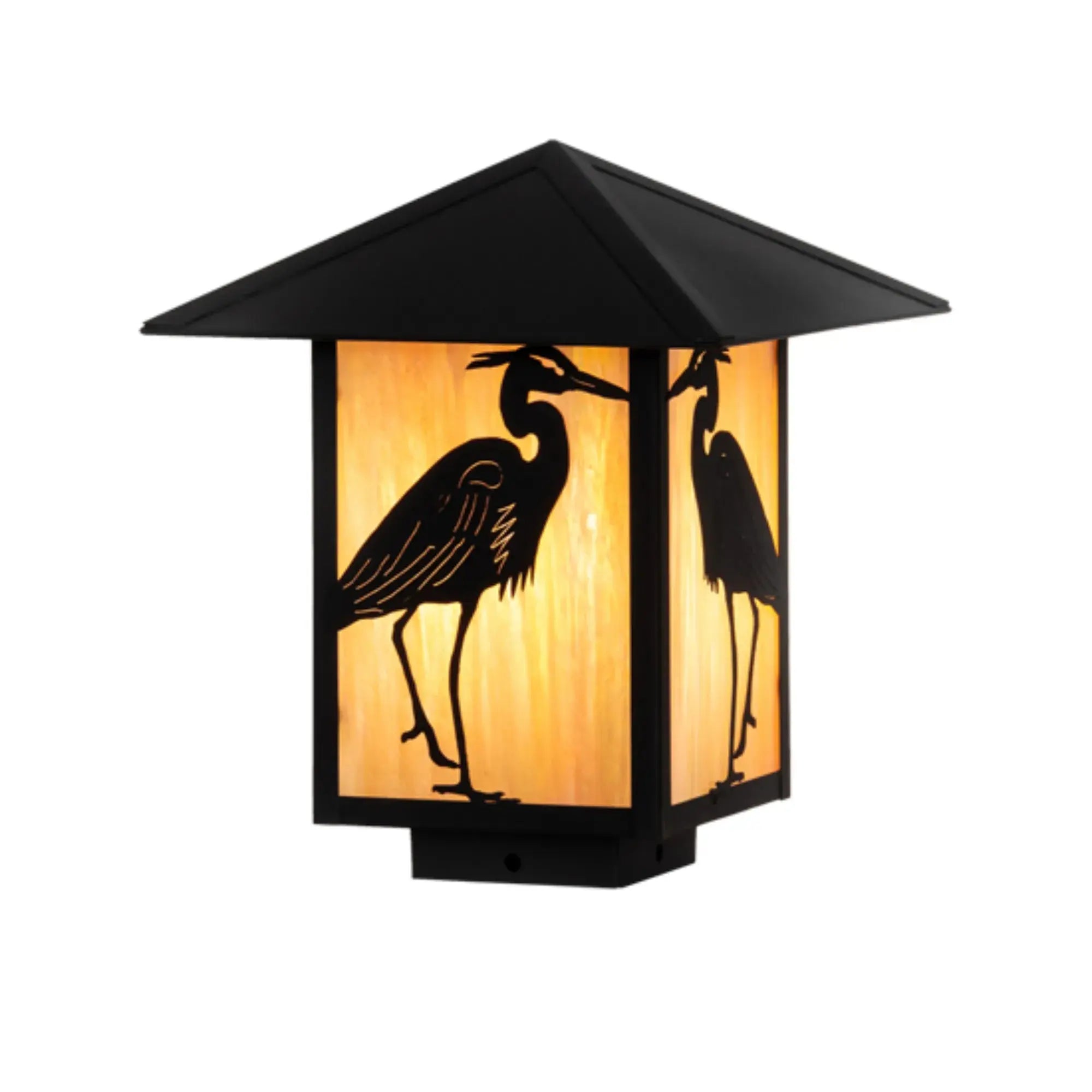 10" Square Seneca Heron Deck Light – Craftsman Brown – Wet-Rated – Meyda Lighting Meyda Lighting