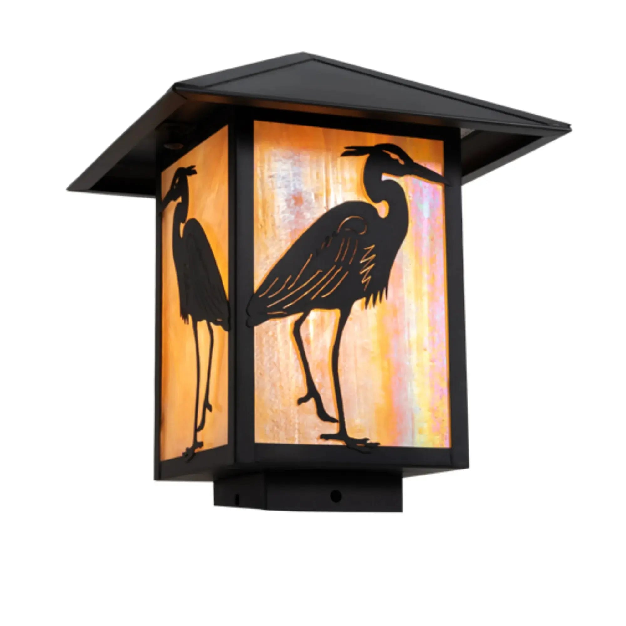 10" Square Seneca Heron Deck Light – Craftsman Brown – Wet-Rated – Meyda Lighting Meyda Lighting