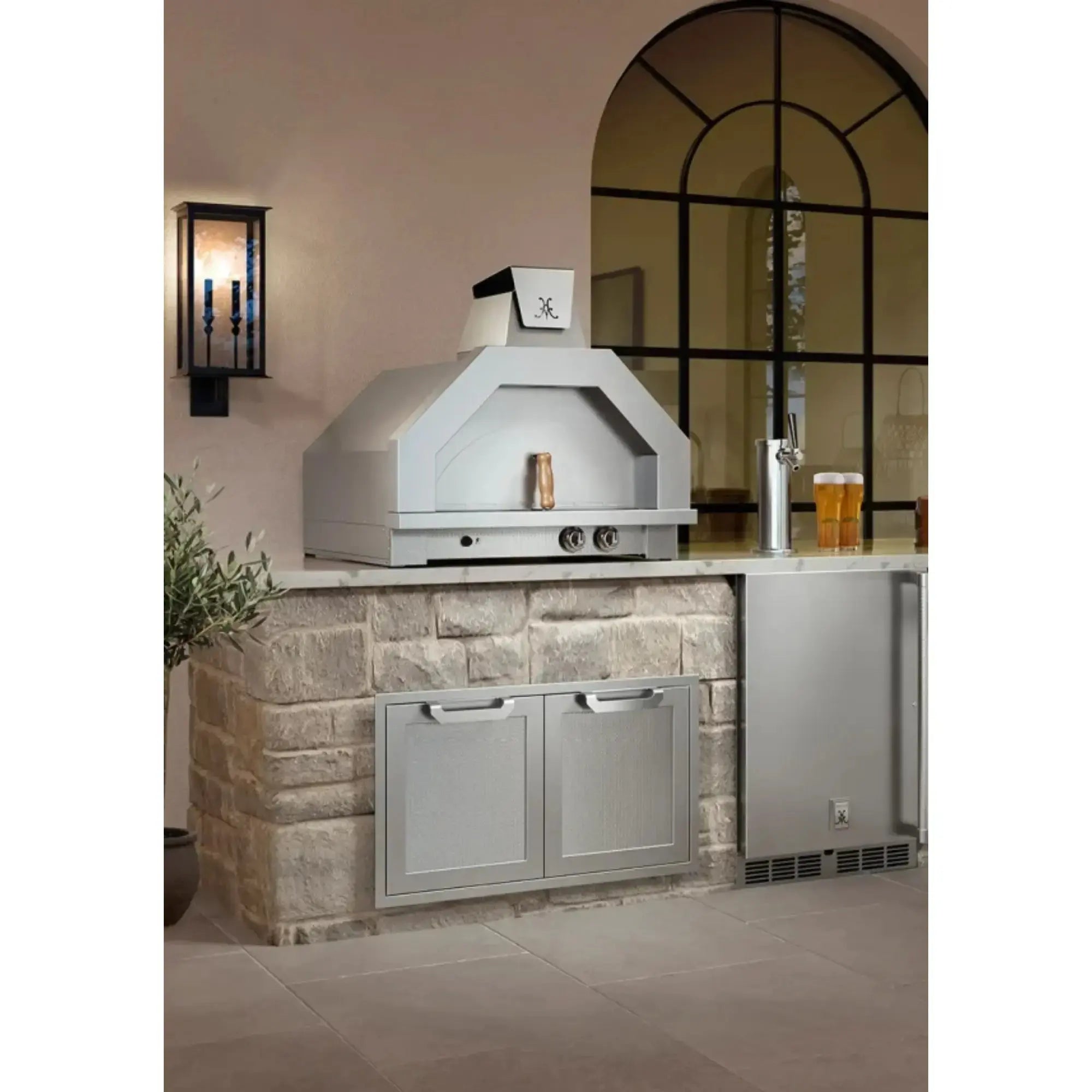 Hestan 33-Inch Campania Outdoor Gas Pizza Oven – AGPO33 Hestan