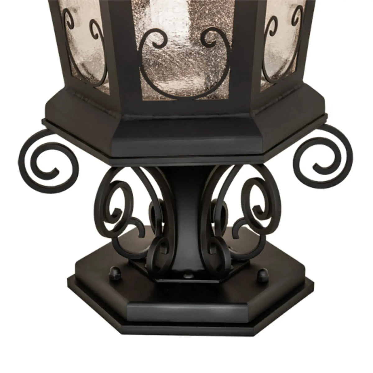 19" Wide Chaumont Pier Mount – Anodized Effect Black – Wet-Rated – Meyda Lighting Meyda Lighting