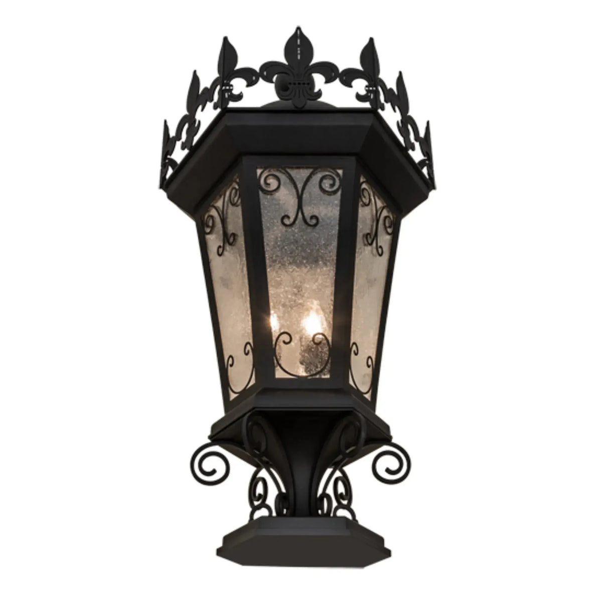 19" Wide Chaumont Pier Mount – Anodized Effect Black – Wet-Rated – Meyda Lighting Meyda Lighting