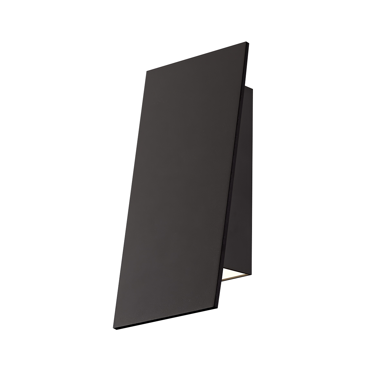 Angled Plane Wall Sconce - Textured Bronze - 7.75" H 4" W - Sonneman