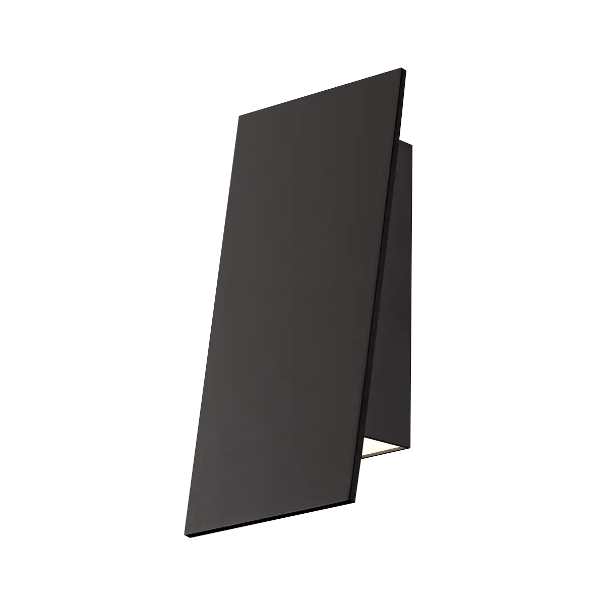 Angled Plane Wall Sconce - Textured Bronze - 7.75" H 4" W - Sonneman