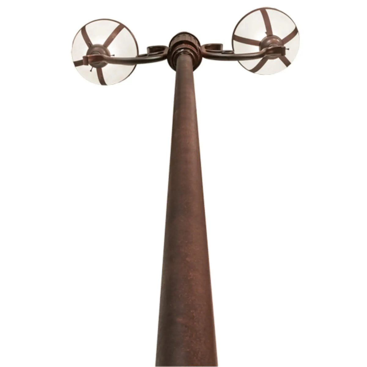 120" High Bola Tavern Street Lamp – Rustic Nail – Damp-Rated – Meyda Lighting Meyda Lighting
