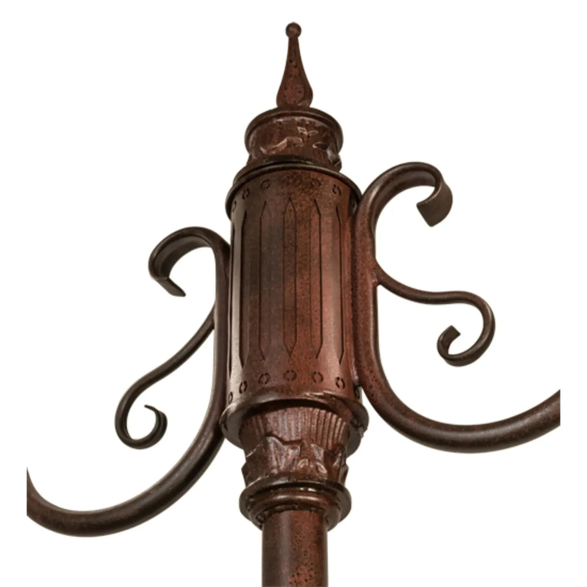120" High Bola Tavern Street Lamp – Rustic Nail – Damp-Rated – Meyda Lighting Meyda Lighting