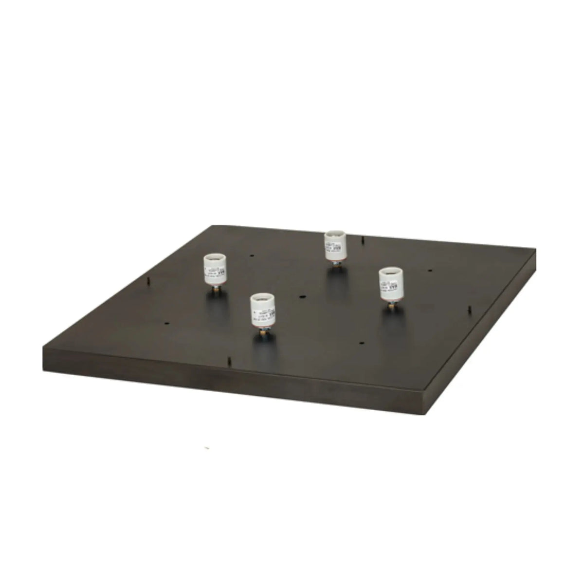 24" Square Stillwater "T" Mission Pier Mount – Craftsman Brown – Wet-Rated – Meyda Lighting Meyda Lighting