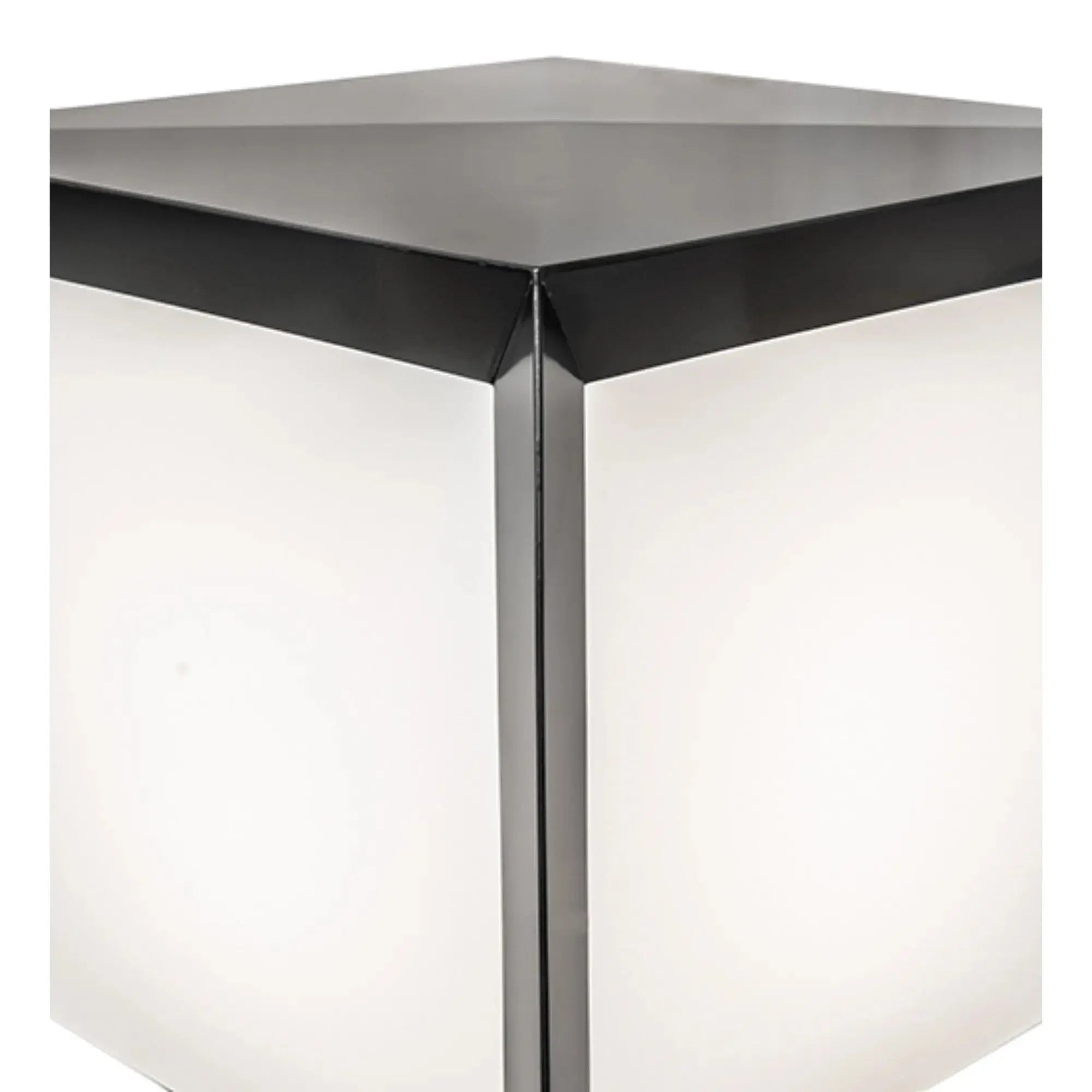 16" Square Cubism Pier Mount – Silver Metallic – Damp-Rated – Meyda Lighting Meyda Lighting