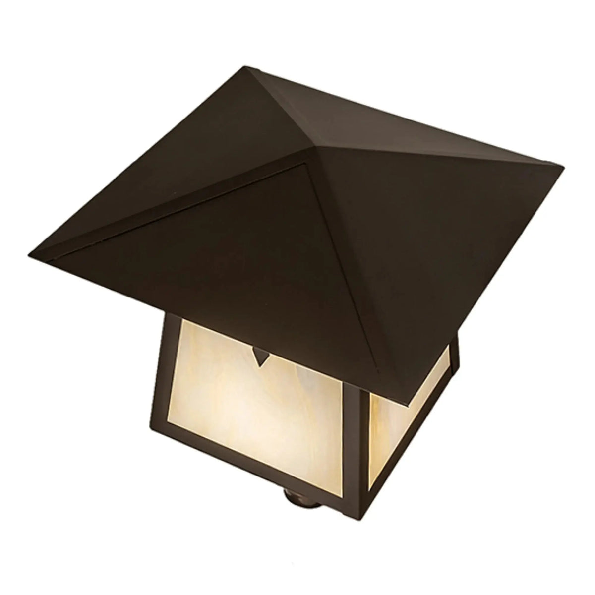 20" Square Stillwater Cross Mission Post Mount – Oil Rubbed Bronze – Wet-Rated – Meyda Lighting Meyda Lighting