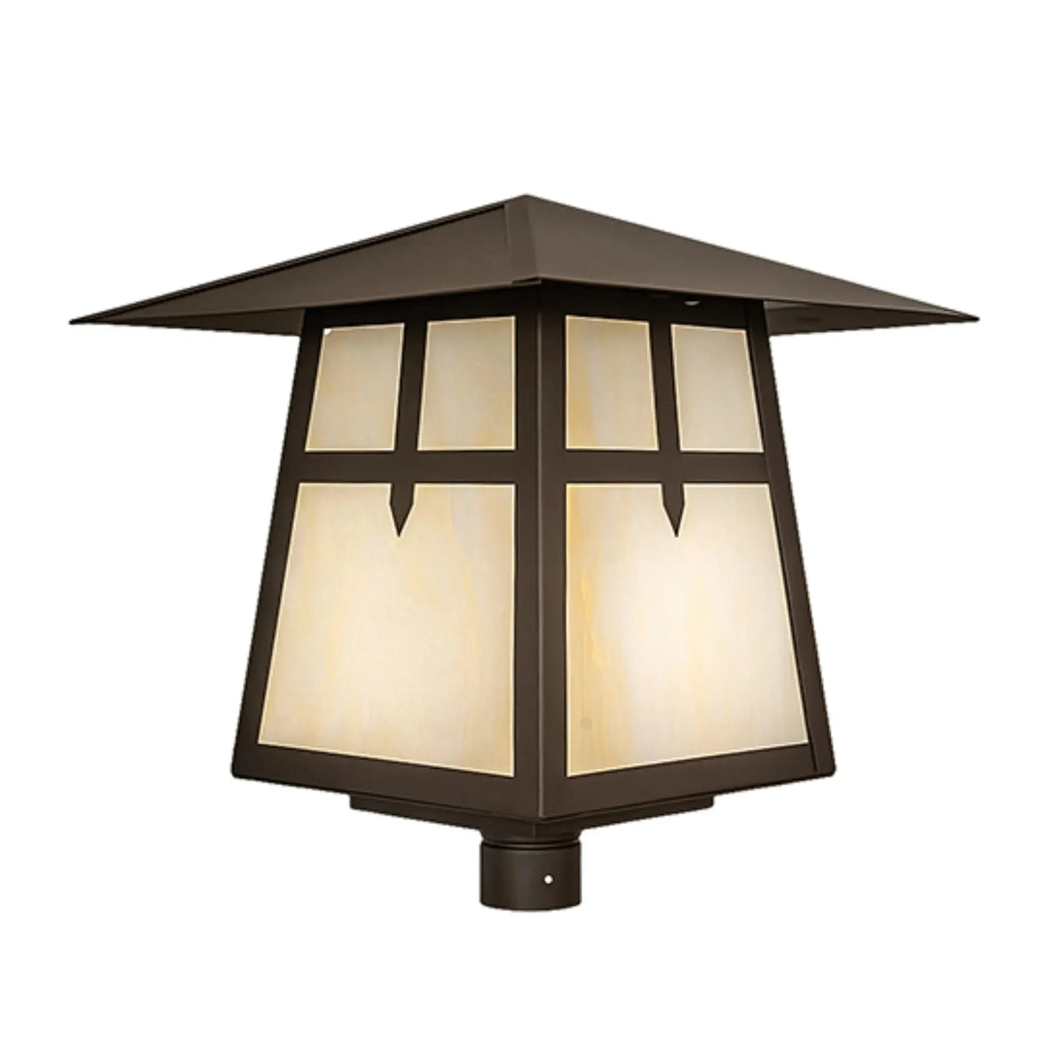 20" Square Stillwater Cross Mission Post Mount – Oil Rubbed Bronze – Wet-Rated – Meyda Lighting Meyda Lighting