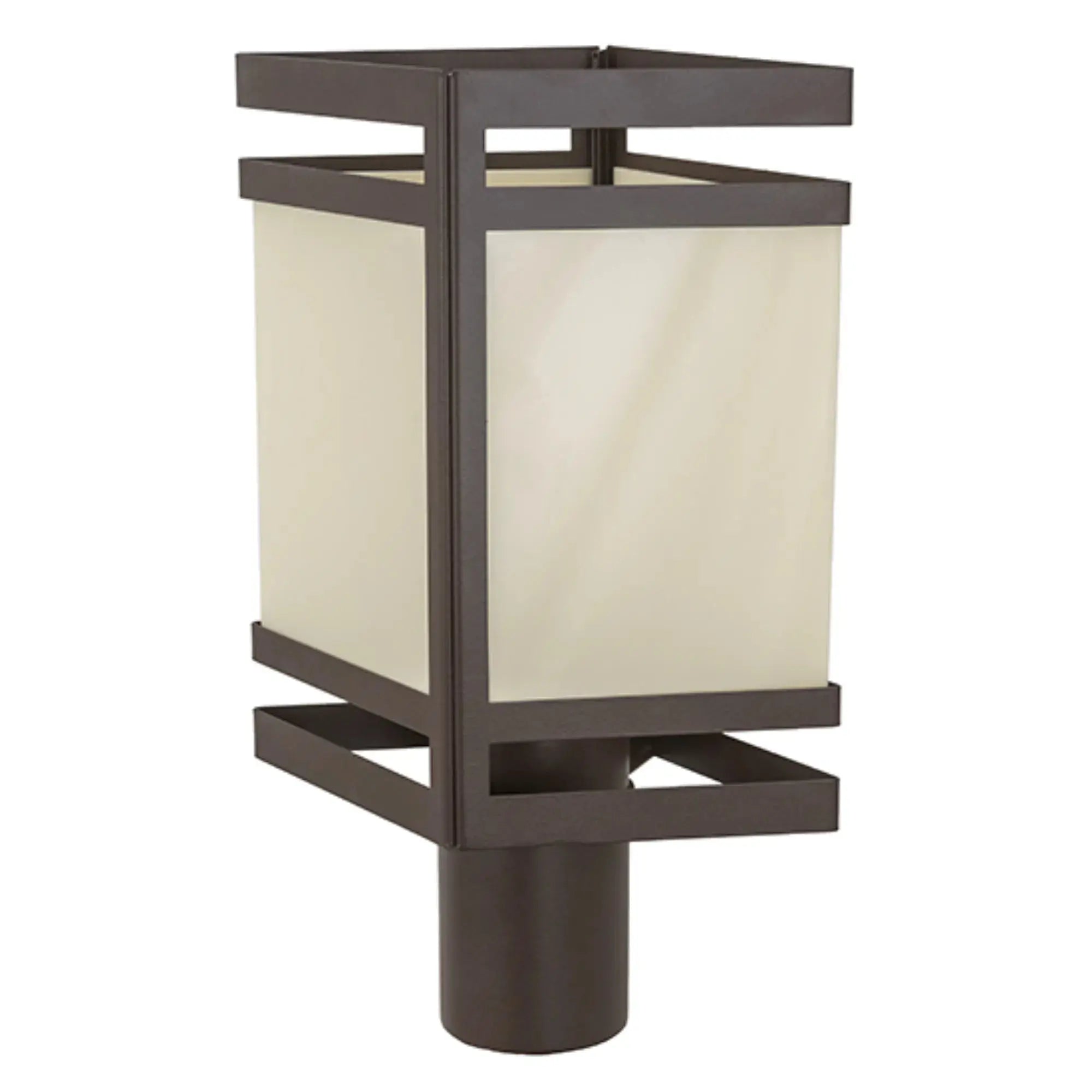 12" Wide Plainview Post Mount – Cafe Noir – Provostone Idalight – Wet-Rated – Meyda Lighting Meyda Lighting