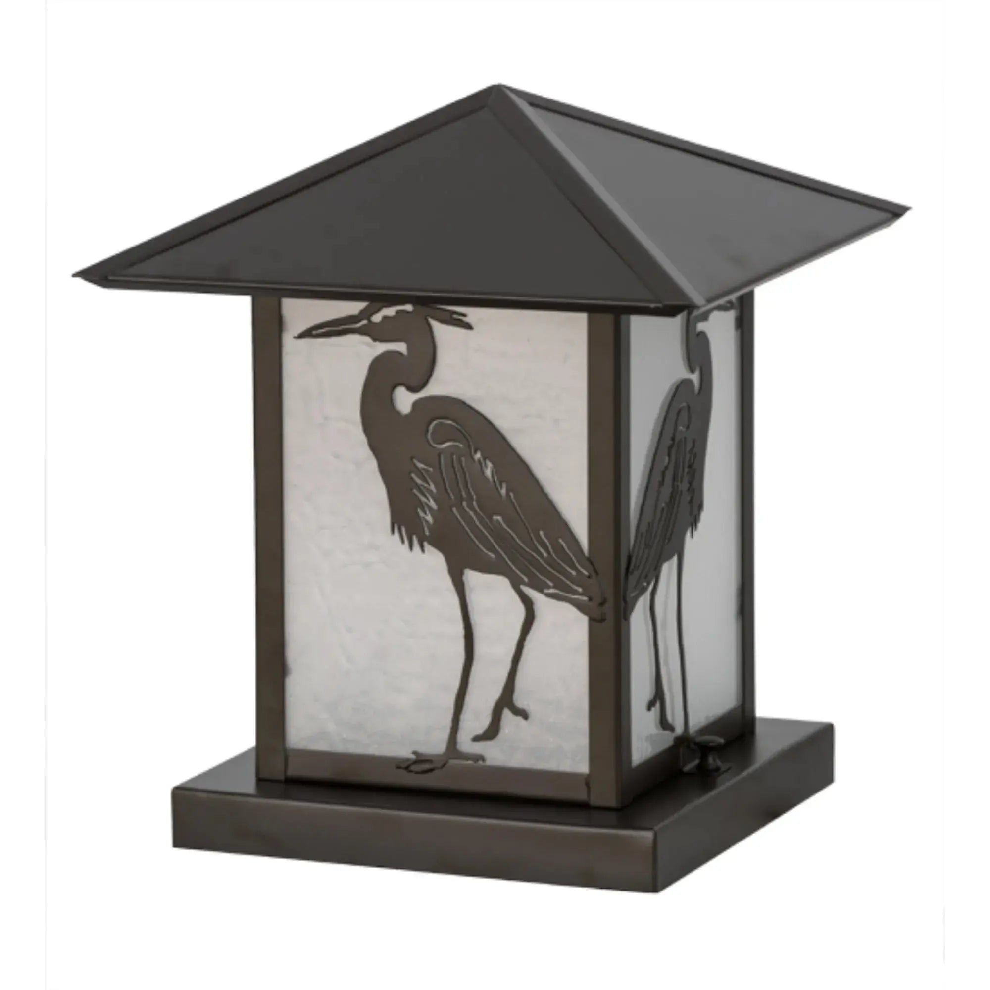 10" Square Heron Pier Mount – Oil Rubbed Bronze – Wet-Rated – Meyda Lighting Meyda Lighting