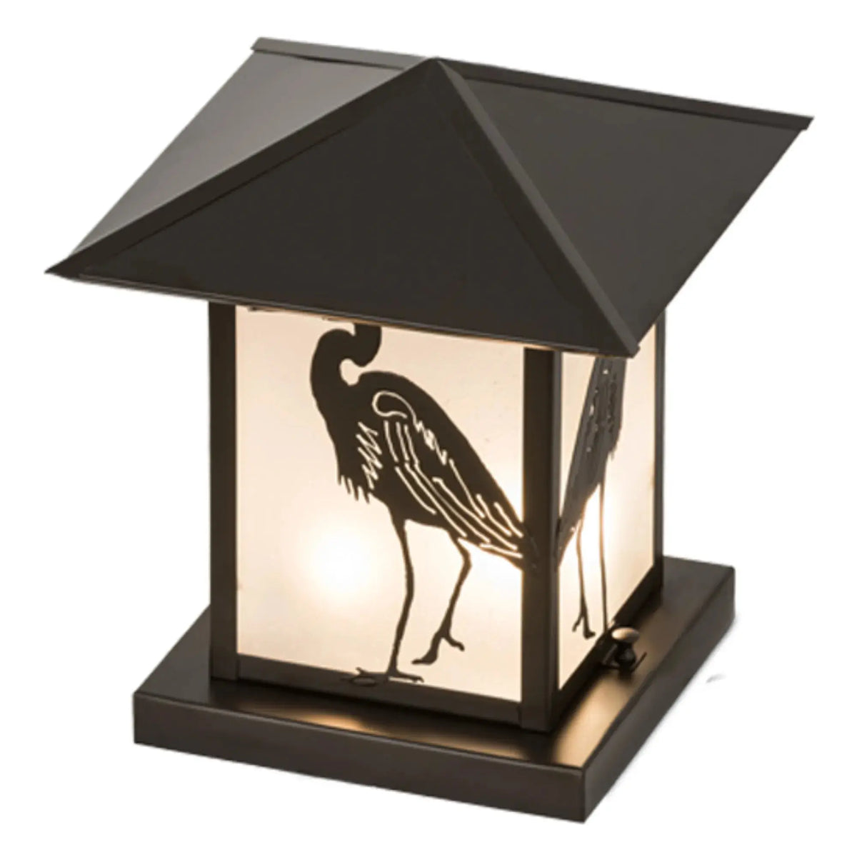 10" Square Heron Pier Mount – Oil Rubbed Bronze – Wet-Rated – Meyda Lighting Meyda Lighting