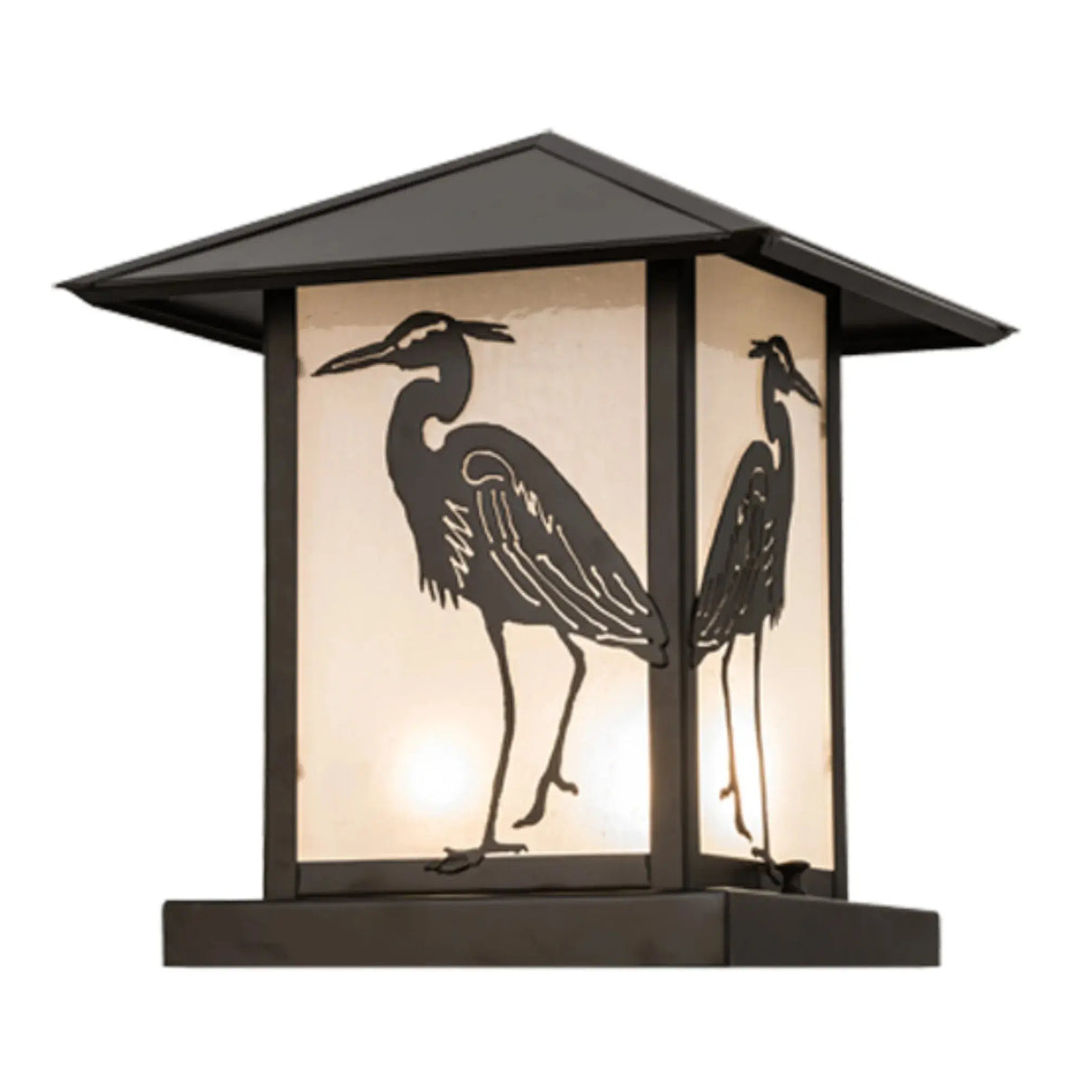 10" Square Heron Pier Mount – Oil Rubbed Bronze – Wet-Rated – Meyda Lighting Meyda Lighting