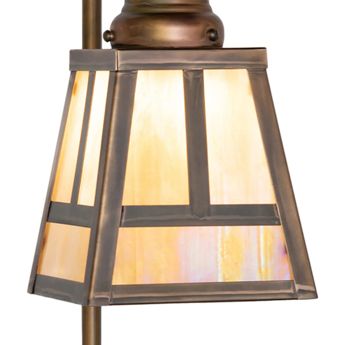 5.5" Square "T" Mission Shepherds Hook Landscape Fixture – Meyda Lighting Meyda Lighting