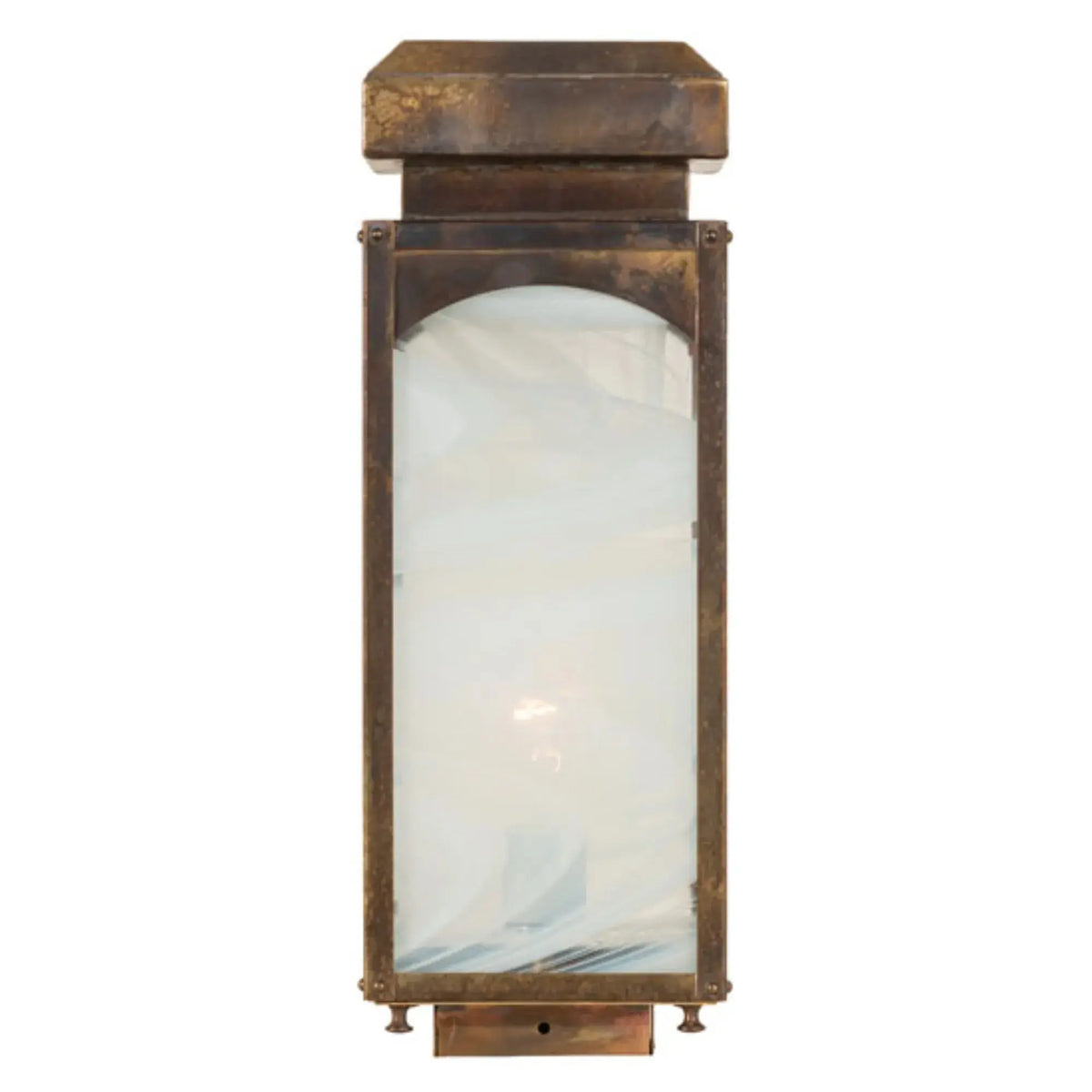 6" Square Esopus Post Mount – Custom Finish – White Baroque Art Glass – Wet-Rated – Meyda Lighting Meyda Lighting