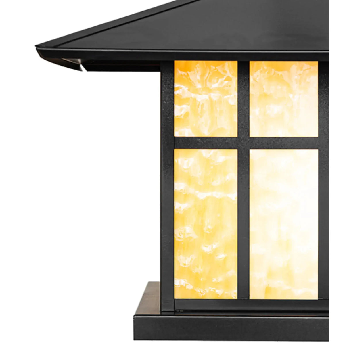 19" Square Seneca Double Cross Mission Pier Mount – Craftsman Brown – Wet-Rated – Meyda Lighting Meyda Lighting