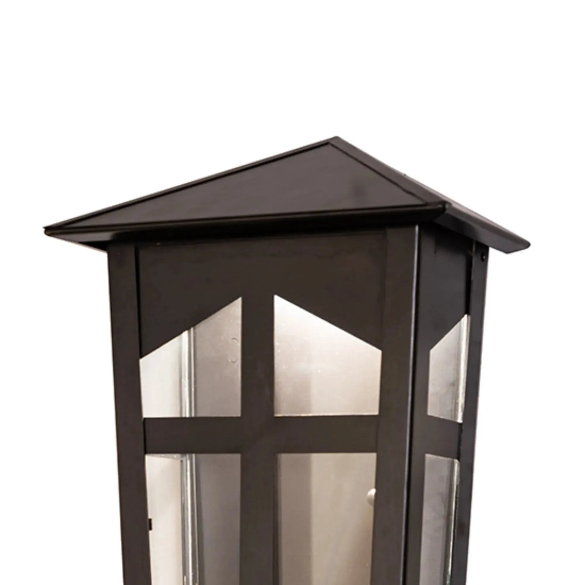 9" Wide Portchester Lantern Wall Sconce – Black Patina – Clear Glass – Wet-Rated – Meyda Lighting Meyda Lighting