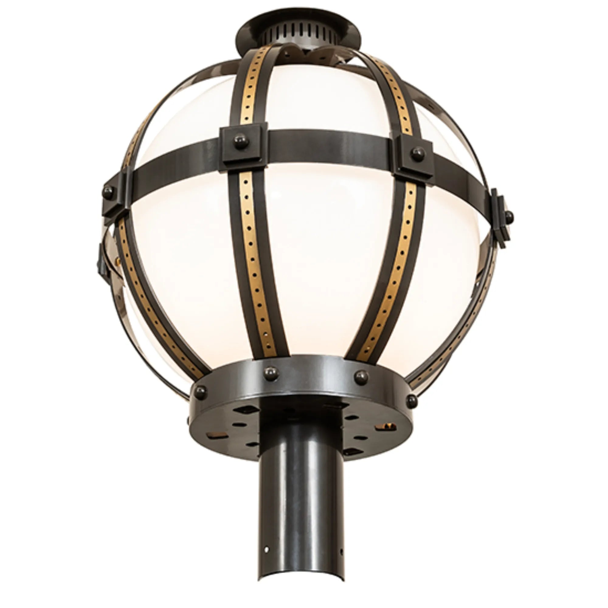 19" Wide Orbital Post Mount – Ext.Oil Rubbed Bronze & Goldtastic – Wet-Rated – Meyda Lighting