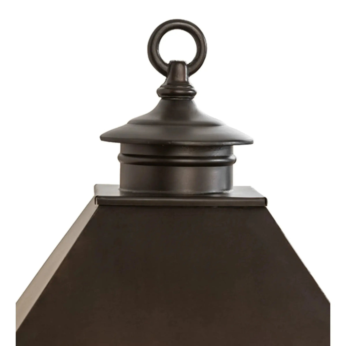 11" Square Turin Post Mount – Craftsman Brown – Honey Ripple Glass – Wet-Rated – Meyda Lighting Meyda Lighting