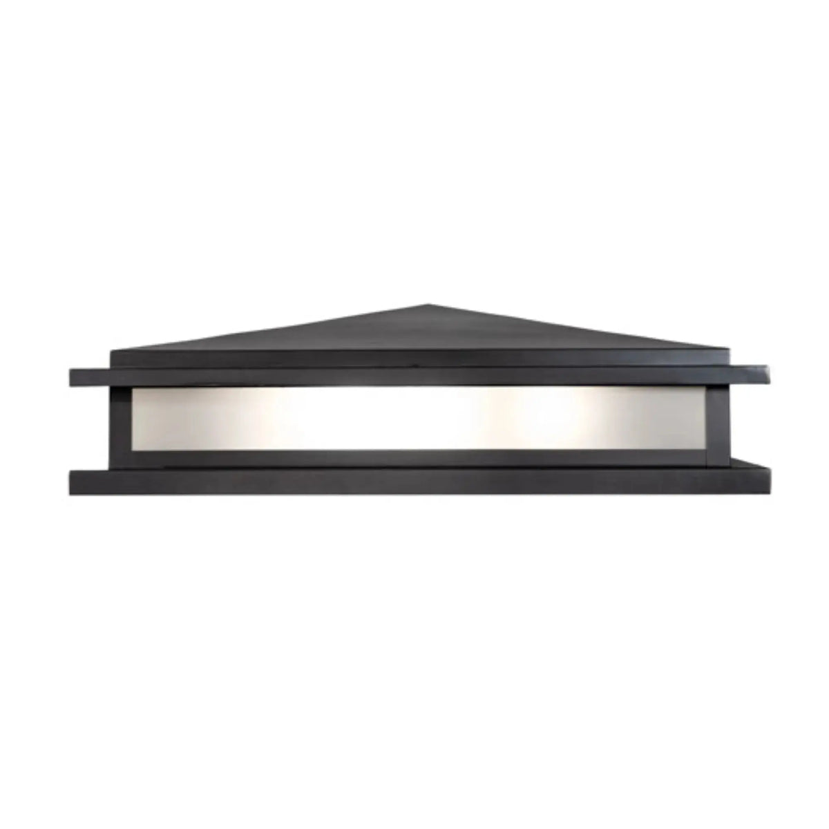 34" Square Seneca Prime Pier Mount – Black Patina – Clear Frosted Glass – Wet-Rated – Meyda Lighting Meyda Lighting