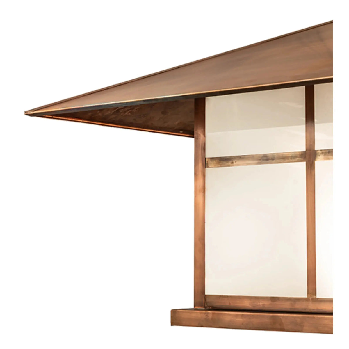 40" Square Seneca Double Bar Mission Pier Mount – Vintage Copper – Wet-Rated – Meyda Lighting Meyda Lighting