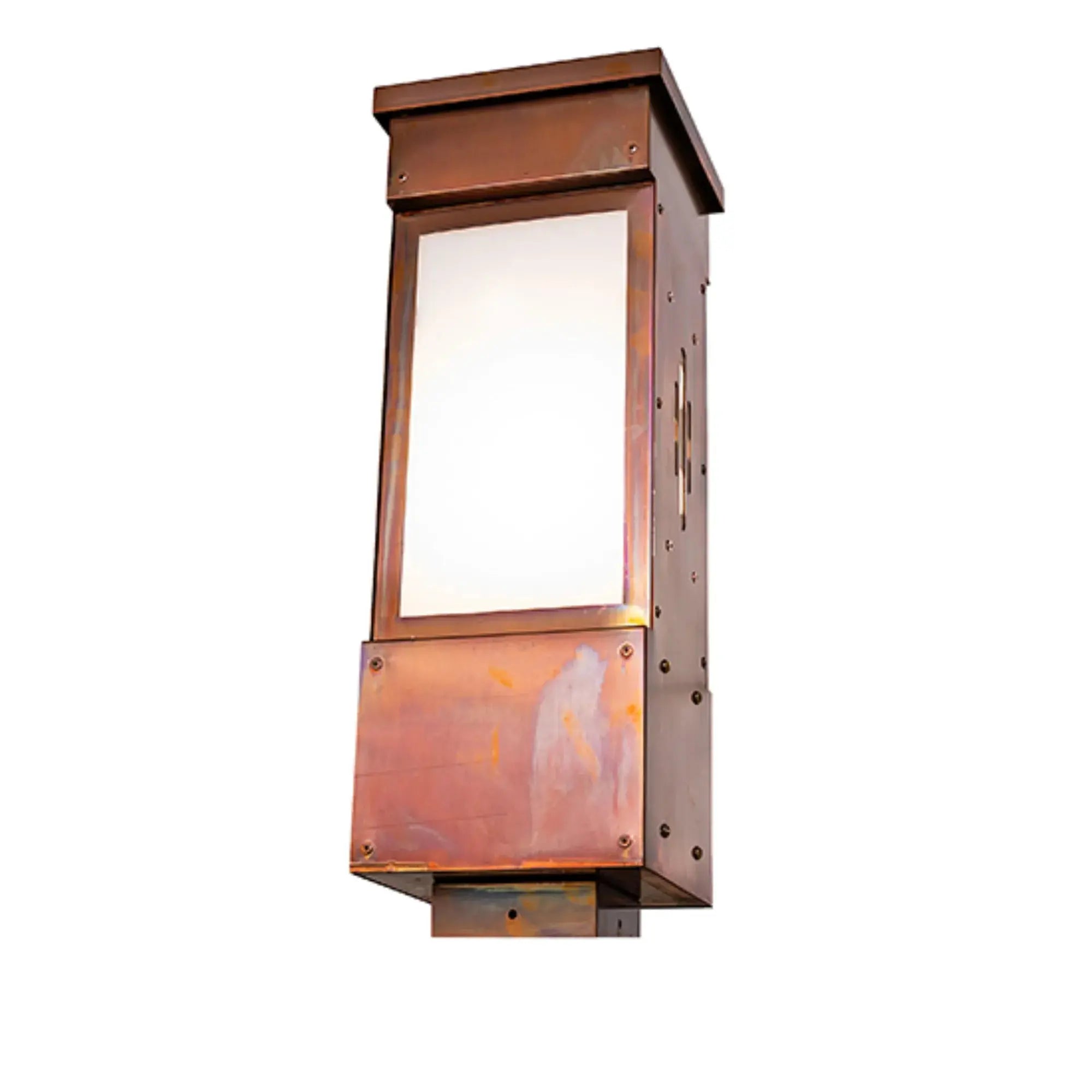 7" Square Hirshfield Deck Light – Vintage Copper – Statuario Idalight – Wet-Rated – Meyda Lighting Meyda Lighting
