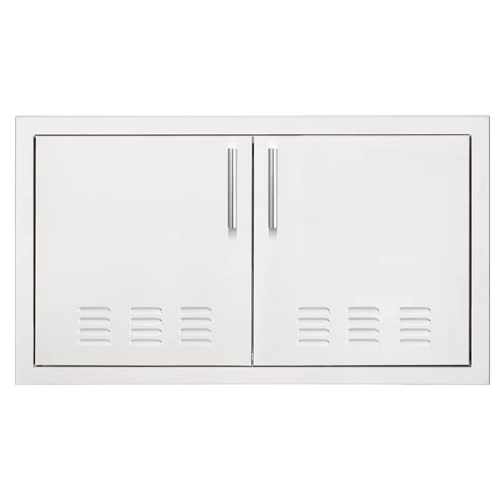 Summerset 33" Vented Double Access Door — 304 SS, Hidden Hinge, Magnetic Latch | DD-33V Summerset