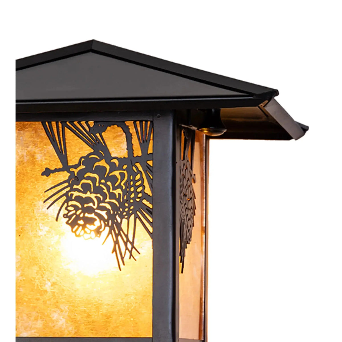 22" High Seneca Winter Pine Landscape Fixture – Craftsman Brown – Wet-Rated – Meyda Lighting Meyda Lighting