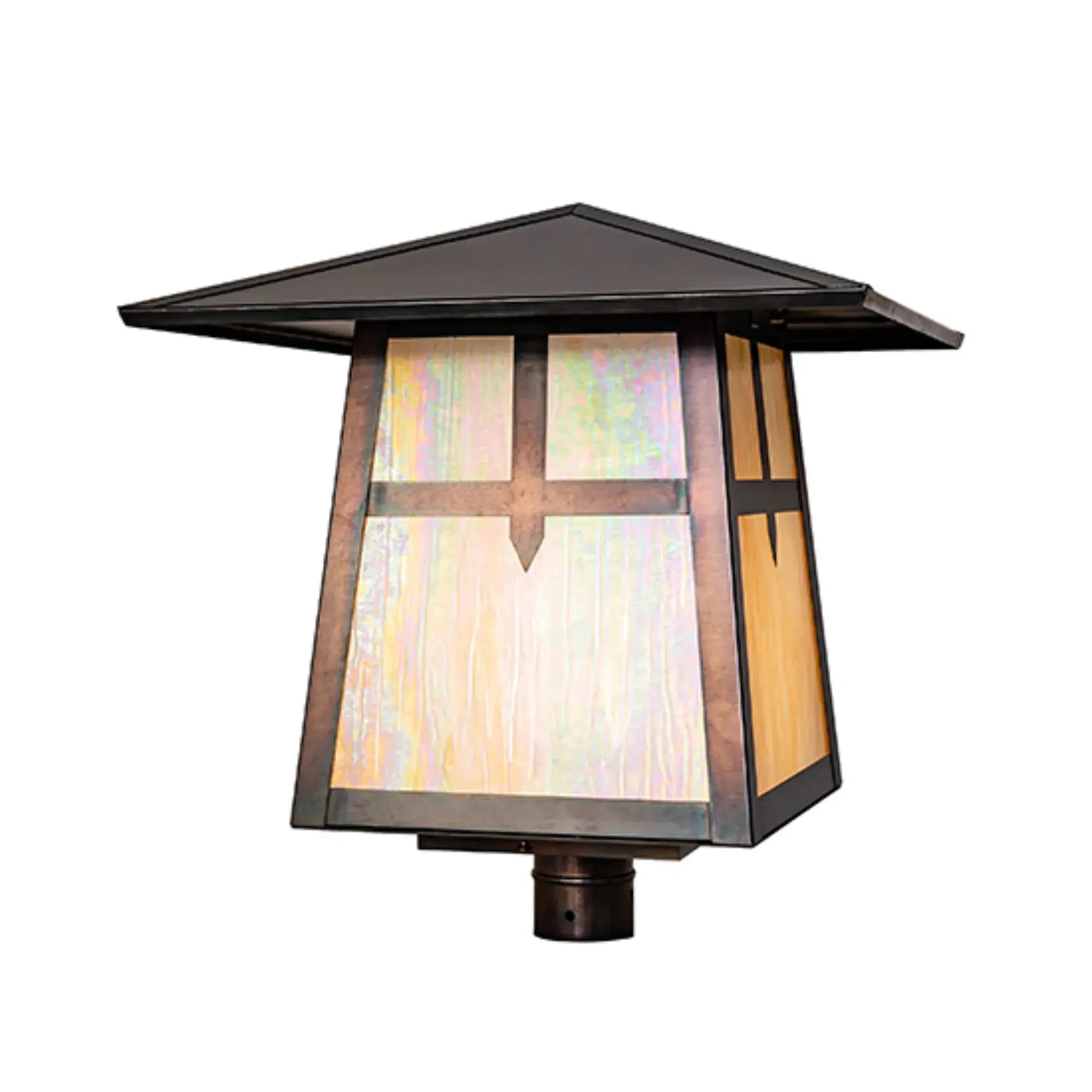 20" Square Stillwater Cross Mission Post Mount – Meyda Lighting Meyda Lighting